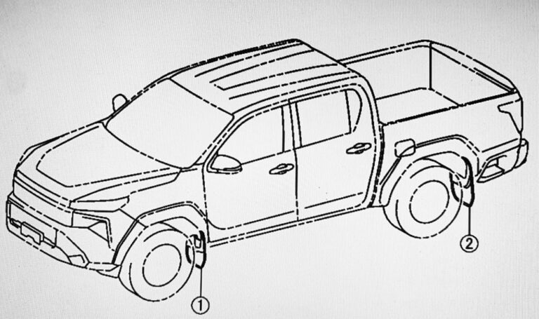 ภาพสิทธิบัตรของ Toyota Hilux Travo